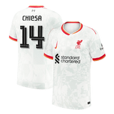 Liverpool CHIESA #14 Drittes Auswärts-Fußballtrikot 2024/25 – UCL Edition